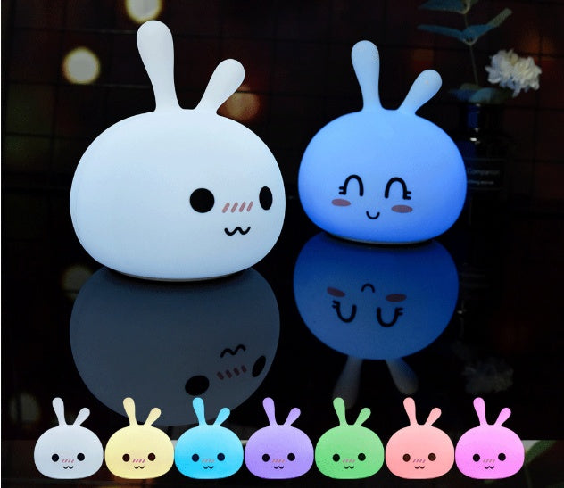 Adorable Marshmallow Bunny LED Night Light