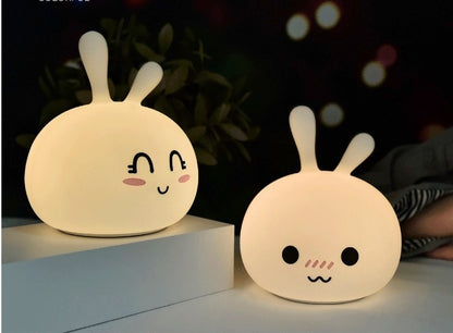 Adorable Marshmallow Bunny LED Night Light