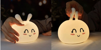 Adorable Marshmallow Bunny LED Night Light