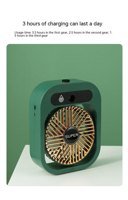 Portable Air Cooling Misting Fan