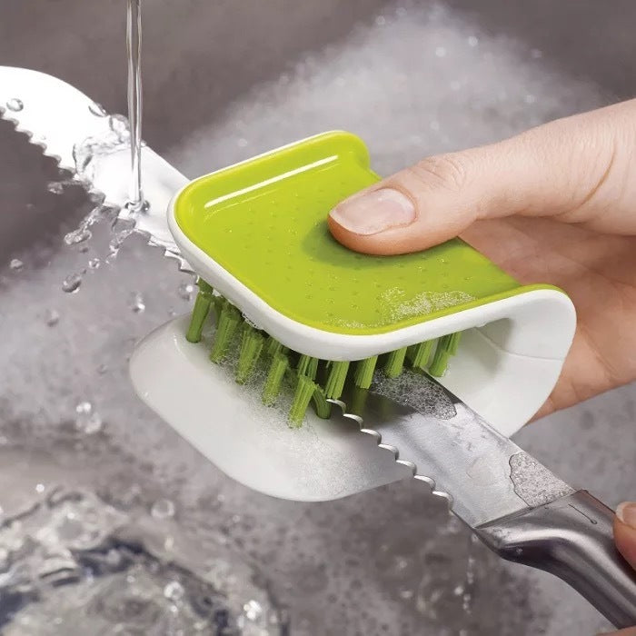 U-Shaped Cutlery Cleaner Brush