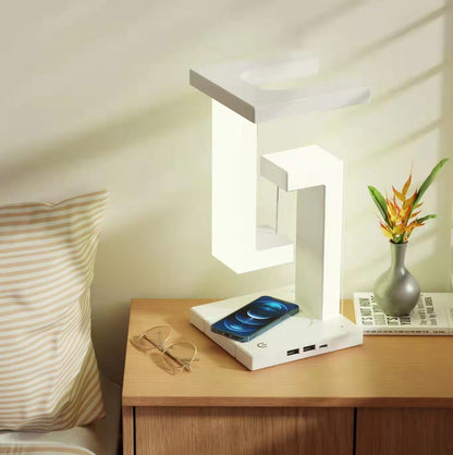 Floating Wireless Charging Table Lamp