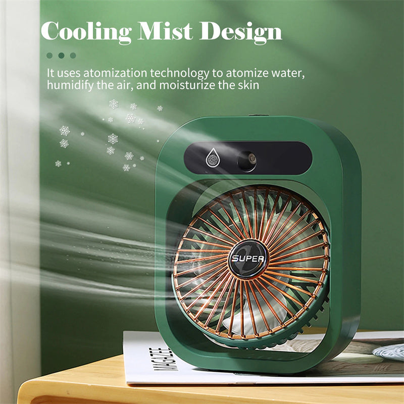 Portable Air Cooling Misting Fan