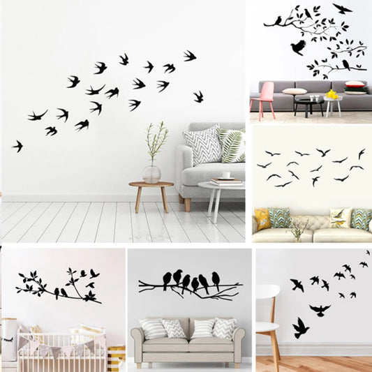 Creativity Tree and Bird Vinyl Wall Sticker