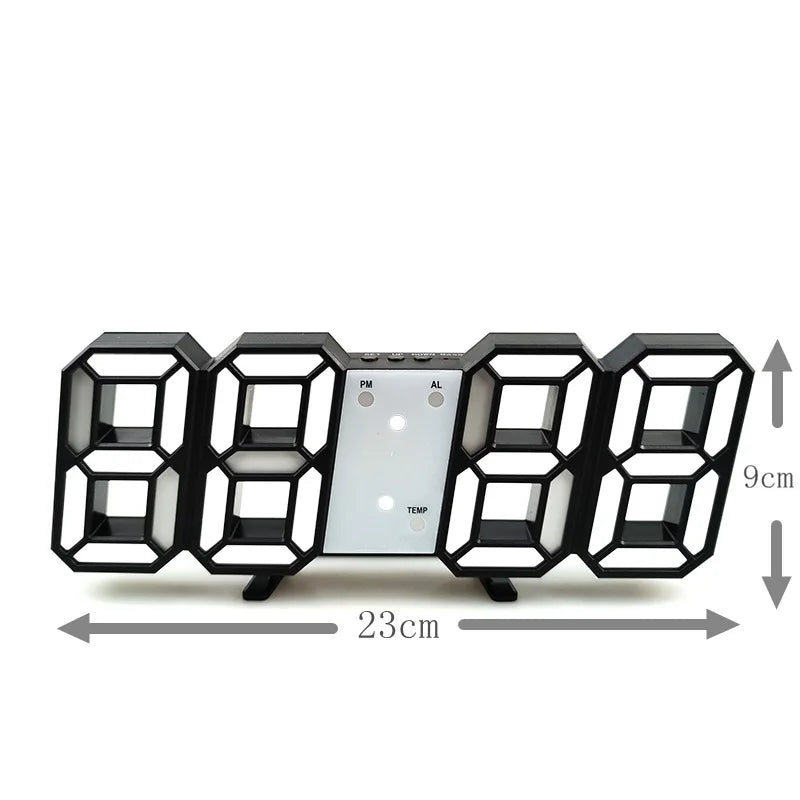 3D LED Luminous Digital Clock