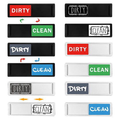 Easy to Slide Clean/Dirty Indicator Magnet