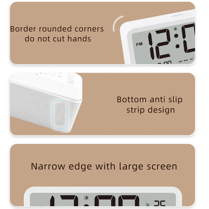 Multifunctional LED Display Alarm Clock with Adjustable Brightness