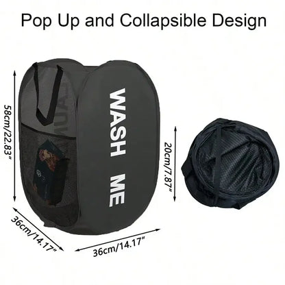 Space Saving Collapsible Portable Laundry Hamper