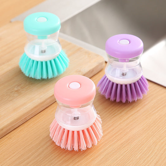 Detergent Dispensing Kitchen Pot Brush